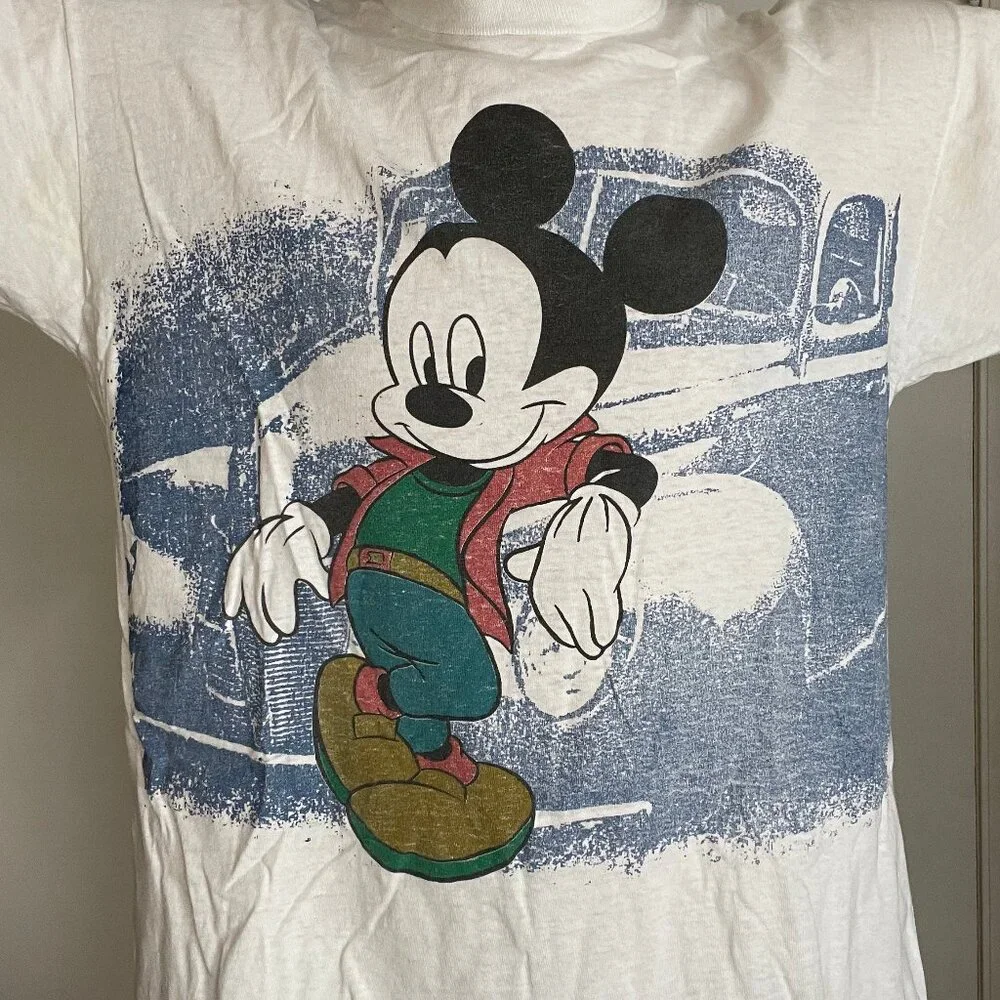 Vintage Mickey By Jerry Leigh Mickey Mouse T-Shirt Mens Large Single Stitch